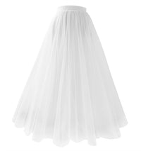 Thumbnail for Mesh Skirt Mid-length Pleated Skirt Plus Size Super Large Swing Skirt A- Line Skirt