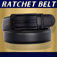 Thumbnail for Men's Ratchet Belt Leather Mens Belt With Slide Buckle Ratchet Belts For Men USA