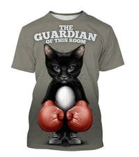 Thumbnail for Funny Cute Cat Pattern Men's T-shirt 3D Animal Print