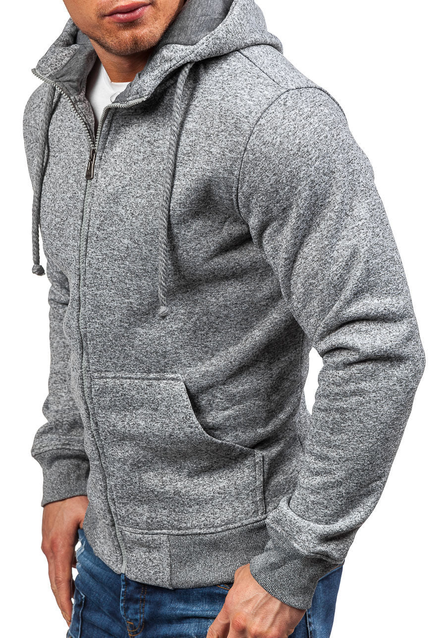 Exercise Fleece Cardigan Round Neck Sweater Coat