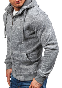 Thumbnail for Exercise Fleece Cardigan Round Neck Sweater Coat
