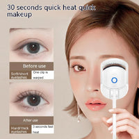 Thumbnail for Eyelash Curler Portable Electric Heated Comb Eye Lash Long Lasting Eyelashes Curls Thermal Eyelash Curler Makeup Tools Heated Eyelash Curlers,Rechargeable Electric Eyelash Curler,Handheld Eyelash Heat