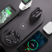 Thumbnail for Wireless Charger For IPhone Fast Charger For Phone Fast Charging Pad For Phone Watch 6 In 1 Charging Dock Station