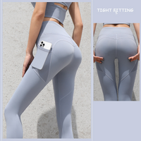 Thumbnail for Gym Sport Seamless Leggings With Pockets Push Up High Waist Pants Women Fitness Running Yoga Pants Gym Sport Seamless Leggings