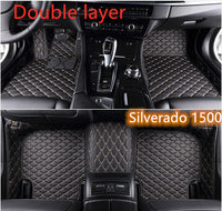 Thumbnail for Fully Surrounded Car Leather Floor Mat Pad All Weather Protection