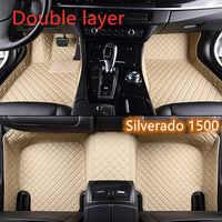 Thumbnail for Fully Surrounded Car Leather Floor Mat Pad All Weather Protection