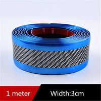 Thumbnail for Car Carbon Fiber Pattern Door Sill Decorative Protective Sticker