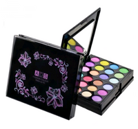 Thumbnail for Makeup Box 24 Eyeshadow 8 Lipstick 4 Blush 3 Powder 39 Color Makeup Disc Combination Makeup Tray