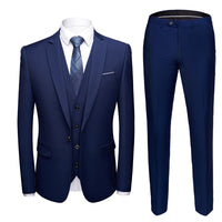 Thumbnail for Men s Business Suits Wedding Dress Suit Set