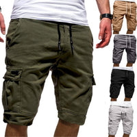 Thumbnail for Men Casual Jogger Sports Cargo Shorts Military Combat Workout Gym Trousers Summer Mens Clothing