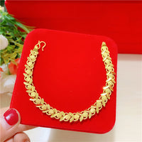 Thumbnail for Gold-plated Pixiu Transfer Beads Flower Horse Whip Bracelet