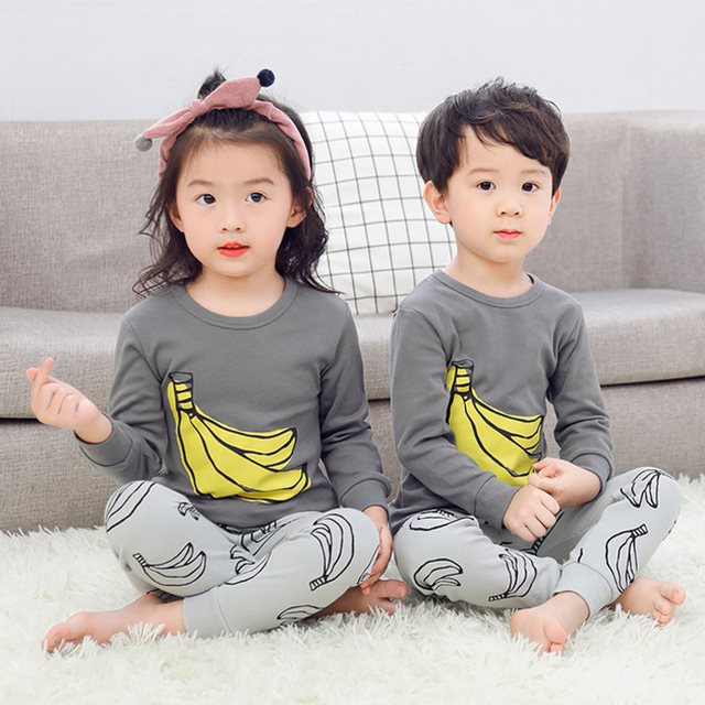 Children Pajamas Girls Boys Sleepwear Kids Pyjamas For Baby