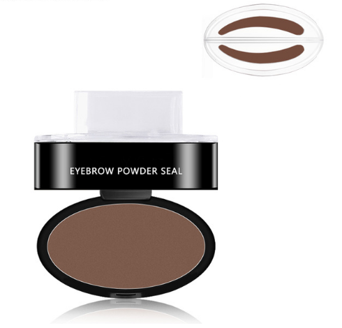 Eyebrow Powder Stamp - Cosmetics Professional Makeup Waterproof - Eye Brow Stamp Lift Eyebrow Enhancers Stencil Kit
