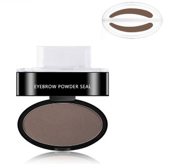 Eyebrow Powder Stamp - Cosmetics Professional Makeup Waterproof - Eye Brow Stamp Lift Eyebrow Enhancers Stencil Kit