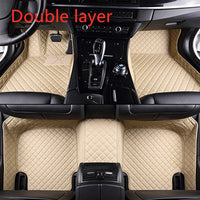 Thumbnail for Fully Surrounded Car Leather Floor Mat Pad All Weather Protection