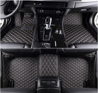 Thumbnail for Fully Surrounded Car Leather Floor Mat Pad All Weather Protection