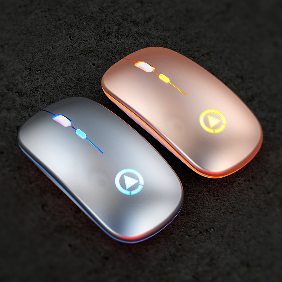 Silent rechargeable wireless mouse