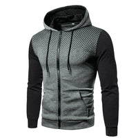 Thumbnail for Men's Zipper Hooded Panel Sweatshirt