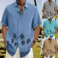 Thumbnail for Men's Summer Fashion Trend Beach Casual Short Sleeve.