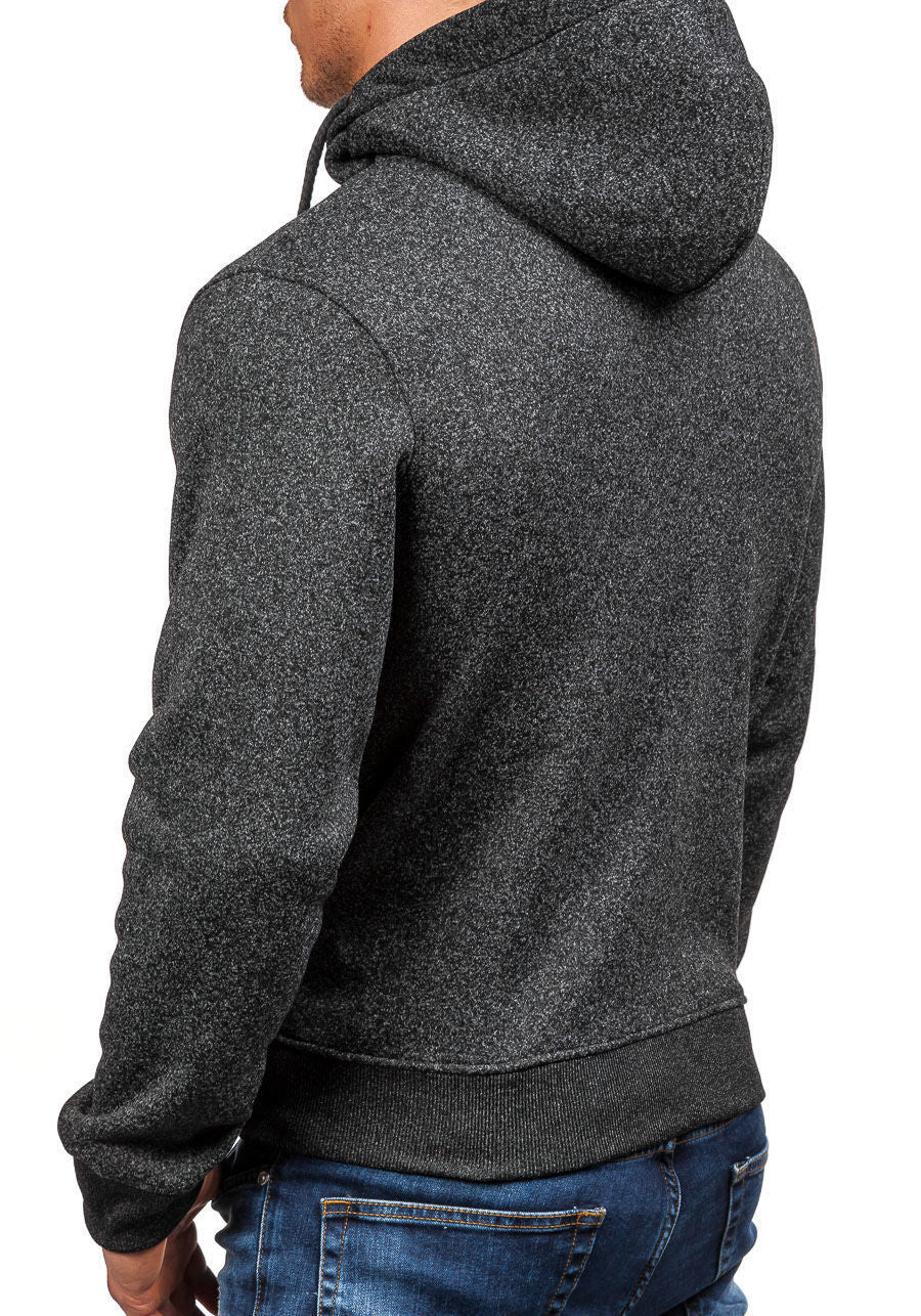 Exercise Fleece Cardigan Round Neck Sweater Coat