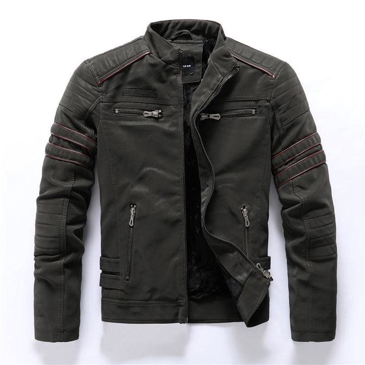 Men Fashion Pu Leather Jackets Coats – NettPex