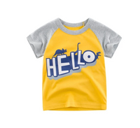 Thumbnail for Children's Wear 2021 Summer New Korean Children's Boys Cotton T-shirt Men's Treasure In Children's Short Sleeves