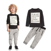 Thumbnail for Kids Casual Clothes sets - cotton Long Sleeves T-shirt  Pants 2pcs Suit For 3-7 Years