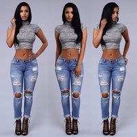 Thumbnail for Skinny Ripped Jeans