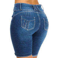 Thumbnail for Knee Length Stretch Short Jeans