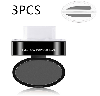 Eyebrow Powder Stamp - Cosmetics Professional Makeup Waterproof - Eye Brow Stamp Lift Eyebrow Enhancers Stencil Kit