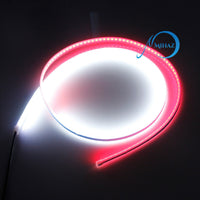 Thumbnail for 2pcs Car Door Opening Warning LED Strip Light Flashing Anti-collision Universal