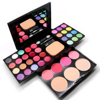 Thumbnail for Makeup Box 24 Eyeshadow 8 Lipstick 4 Blush 3 Powder 39 Color Makeup Disc Combination Makeup Tray