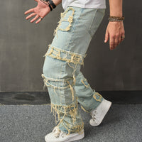 Thumbnail for American Retro Wide Leg Jeans For Men