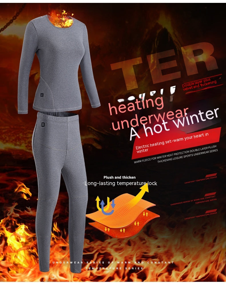 Winter Thermal Electric Heating Suit - Smart Heating Underwear