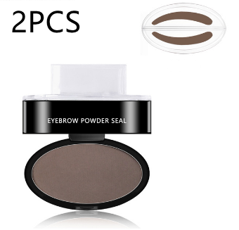 Eyebrow Powder Stamp - Cosmetics Professional Makeup Waterproof - Eye Brow Stamp Lift Eyebrow Enhancers Stencil Kit