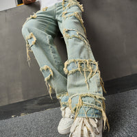 Thumbnail for American Retro Wide Leg Jeans For Men