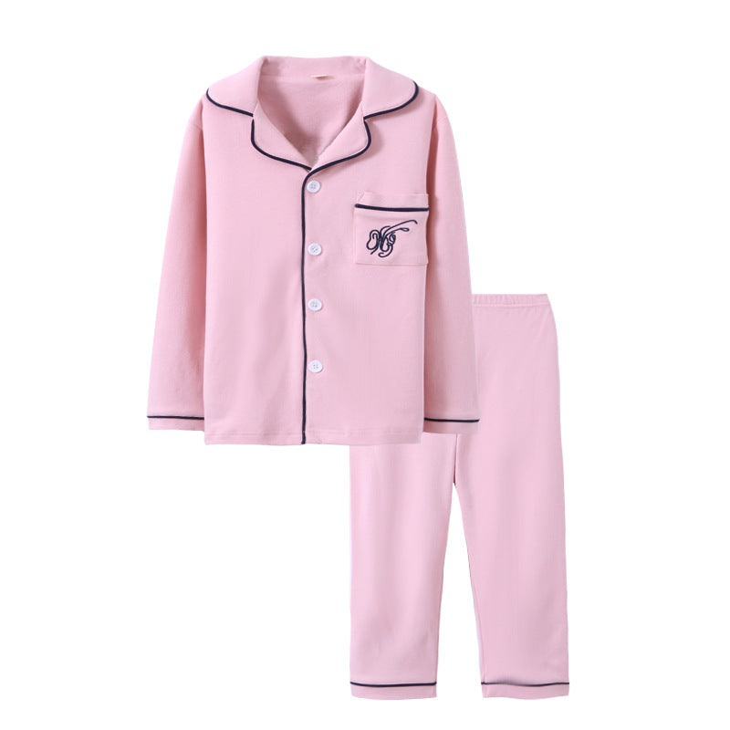 Children's pajamas cotton baby home service