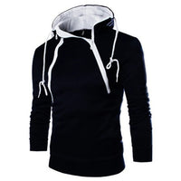 Thumbnail for Men's High Neck  Hooded Pullovers