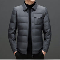 Thumbnail for Men's Business Casual Down Jacket