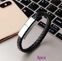 Thumbnail for New Bracelet Charger USB Charging Cable Data Charging Cord For IPhone14 13 Max USB C Cable For Phone Micro Cable