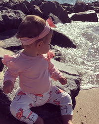 Thumbnail for Cute Baby Girl Clothes - Toddler Kids Tops Flamingo Print Pants Leggings 3-Piece