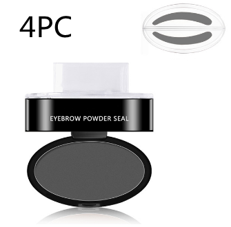 Eyebrow Powder Stamp - Cosmetics Professional Makeup Waterproof - Eye Brow Stamp Lift Eyebrow Enhancers Stencil Kit