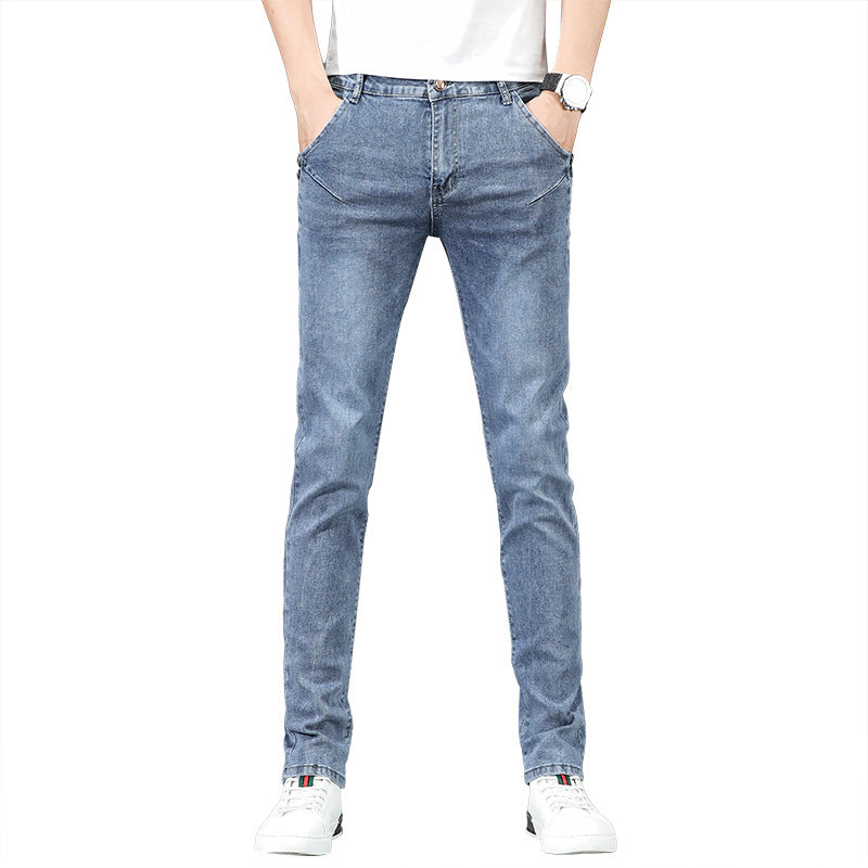 Men's Jeans - Slim Fit Stretch Skinny Trousers