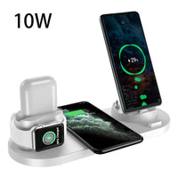 Thumbnail for Wireless Charger For IPhone Fast Charger For Phone Fast Charging Pad For Phone Watch 6 In 1 Charging Dock Station