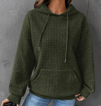 Thumbnail for Women's Loose Casual Solid Color Long-sleeved Sweater