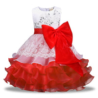 Thumbnail for Girls' Sequined Dress Bow Kids Skirt
