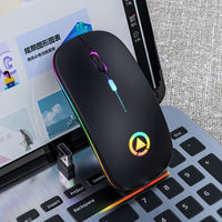 Thumbnail for Silent rechargeable wireless mouse