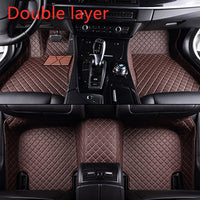 Thumbnail for Fully Surrounded Car Leather Floor Mat Pad All Weather Protection