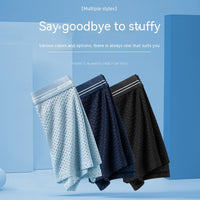 Thumbnail for Men's Fashionable Mesh Breathable Ice Silk Underwear