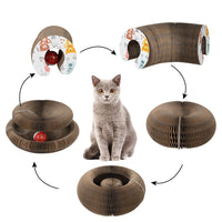 Thumbnail for Purrfect PlayPal: Foldable Fun Cat Scratcher